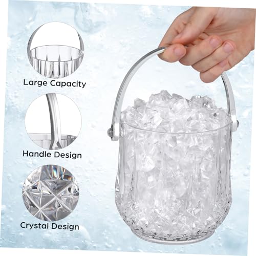 Seau à glace avec pince pour ne plus manquer de glaçons pendant vos repas