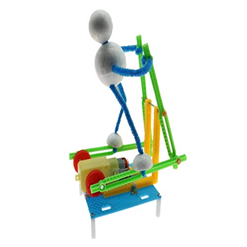 Preisvergleich Produktbild Shiwaki STEM Toys Technologie Kleine Erfindung Fitness Roboter DIY Ellipsentrainer