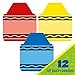 Eureka Crayola Crayons Paper Cut-Out Classroom Decorations for Teachers, 36 Pieces