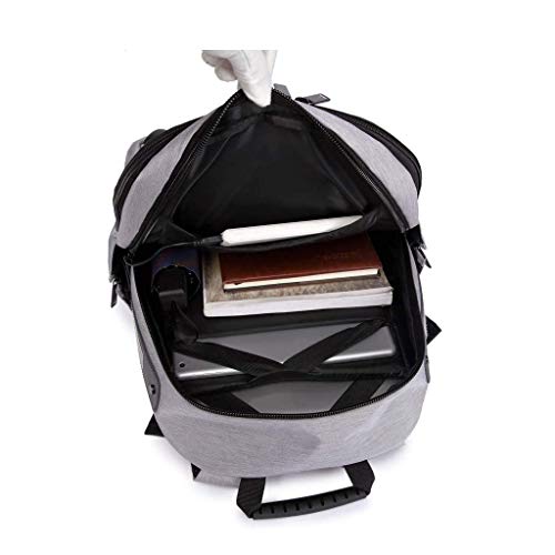 Water-Proof Backpack Large-Capacity Rucksack Business Bags for Men with Charging(E)4