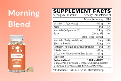 Detox & Withdrawal Support System | 21-Day Recovery Supplement for Anxiety, Stress, Sleep, Mood & Craving Support | Magnesium Glycinate, GABA, L-Theanine - Image 5