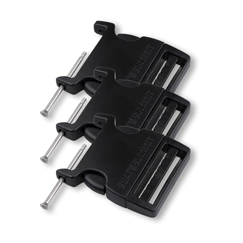 Image of Sea to Summit Field Repair Buckle - Side Release, 1 Pin, 3-pack, 50mm / 2in