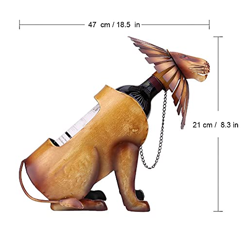 Soporte para botellas con diseño animal de hierro miniatura 7
