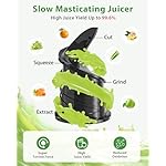 Juicer Machines, ECOSELF Cold Press Juicer with 4.35" Large Feed Chute Fit Whole Fruits & Vegetables, Juicer Machine Self Feeding Effortless for Batch Juicing, High Juice Yield, Easy to Clean - Image 4