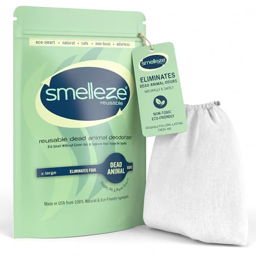 SMELLEZE Dead Animal Odor Eliminator for Home - Removes Rode...