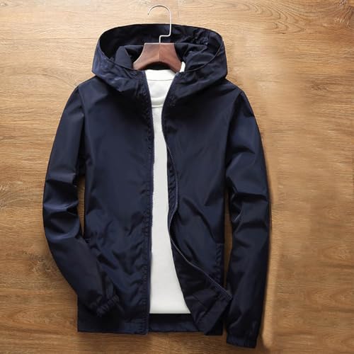 Boys Girls Uniform Windbreaker Jacket Waterproof Lightweight Rain Jacket Youth Boys Fall Hooded Rain Coats w/Pockets2