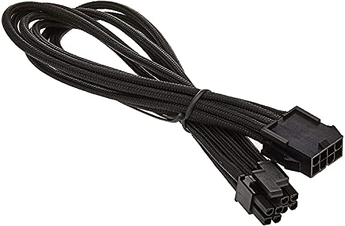 Image of SilverStone Technology PP07-EPS8B Individually Sleeved Extension Cable (Compatible with All PC Power Supplies), 8pin EPS, SST-PP07-EPS8B-X