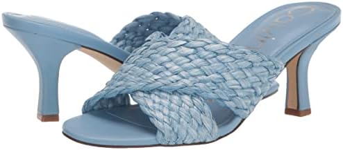 Calvin Klein Women's CHETOL Heeled Sandal, SURF Blue 420, 11 | Image 6