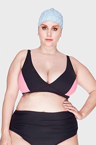 Top sem Bojo com Recortes Plus Size Rosa