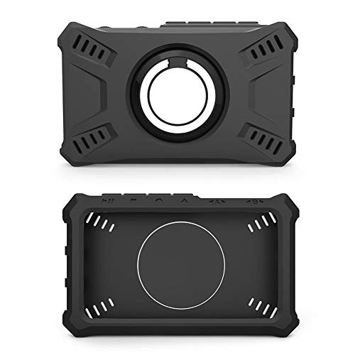 Image of Oscilloscope Silicone Shell, Black DS213 Mini Oscilloscope Silicone Case Shell with 1PCS Ring Bracket Oscilloscope Protective Cover Oscilloscope Accessories