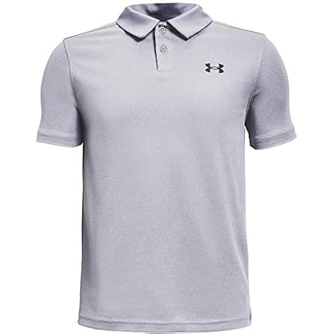 Under Armour Boys' Performance Golf Polo, Mod Gray Cover