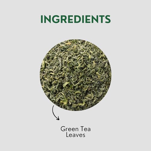 Image of Tealeaf & Co. Classic Green Tea Loose Leaf - 100% Organic Green Tea - Contains Low Caffeine - Upto 50 Servings - Gluten Free (3.52oz /100gm)