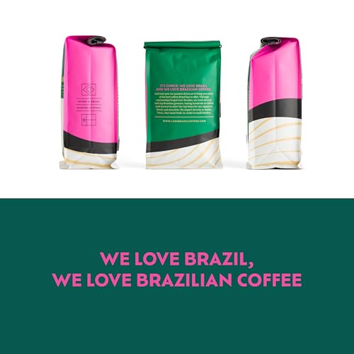 Café en grano Casa Brasil Bossa Blend 12oz bolsa miniatura 5