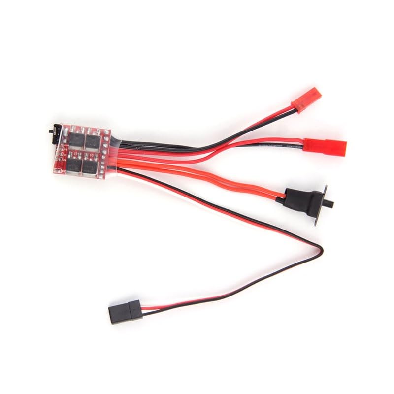 5 sztuk 20A/30A szczotkowanego Mini ESC elektryczna kontrola prędkości z hamulcem dla B14 B16 C14 JJRC Q64 RC części łodzi samochodowych(5pcs(30A))