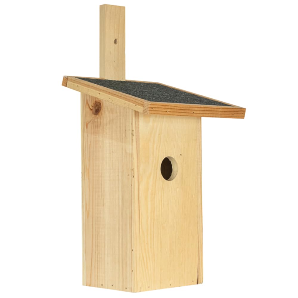 ITA Nistkasten 32x18x19 cm 5er Set - Vogelnistkasten für Draußen - Nisthilfe für Vögel - Wetterfest, Robust, zum Aufhängen, FSC Holz - Vogelhaus für Wildvögel wie Meisen & Rotkehlchen