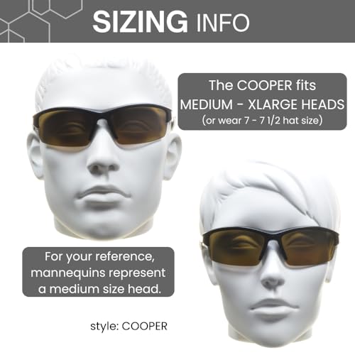 proSPORT Polarized Bifocal Sunglasses Readers TR90 Frame Hard Case Strap Sport3