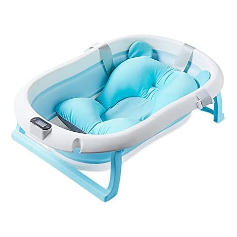 SONARIN Bañera de Bebé Plegable con Sensor de Temperatura Cover