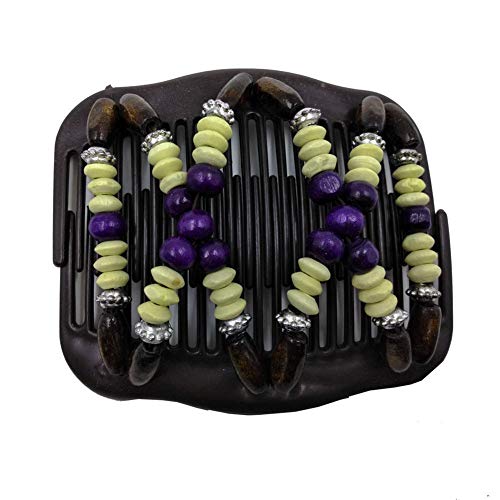 LOVEF 4 Pzs Peines Elásticos de Pelo con Clips miniatura 5
