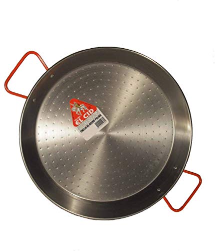 Garcima Traditional Steel Paella Pan (13 Inch) #TOP3