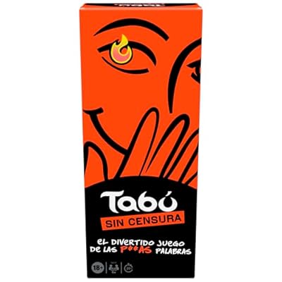 Hasbro Juego de Mesa Taboo Sin Censura Solo para Adultos, más de 17 años y más de 4 Jugadores, Partidas de 20 Minutos, Juegos para Fiestas Divertidos | Ya disponible en tu tienda friki favorita! En mundofriki.es!