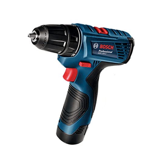 Parafusadeira e Furadeira a Bateria de 3/8" Bosch GSR 120-LI 12V com 2 Baterias 2,0Ah, Carregador BIVOLT e Kit 23 Acessórios com Maleta