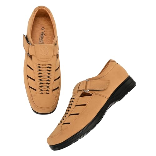 Image of Vellinto LUXON Ethnic Roman sandal II Stylish Synthetic Leather Sandals