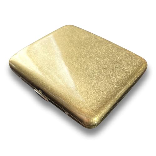 シガレット ケース 煙草 たばこ 喫煙 装飾 ポータブル 小物入れ アメリカン アメカジ 雑貨 (A シンプル)