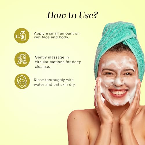 Khadi Natural Neem & Tea Tree Herbal Face Wash | Controls Acne and Promotes Glowing Skin | Paraben, Sulphate Free | Suitable for All Skin Types | 210ml