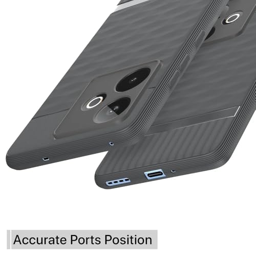 Image of Shockproof Case for Realme GT 7 5G / GT 7T 5G | Full Camera Protection | TPU Flexible Back Cover for Realme GT 7 5G / GT 7T 5G (Graphite Grey)