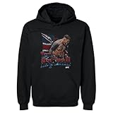 500 LEVEL Tom Aspinall UFC Men's Hoodie Sweatshirt - Tom Aspinall Grunge WHT (Black, Medium)