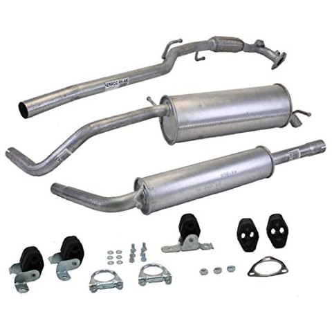 Ferroz Export Ersatz für Auspuffanlage ab Kat VW POLO 9N 1.2, Fabia, Ibiza 2001-2005 Auspuff Komplett Cover