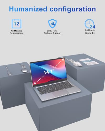 Image of DREAMFYRE 14 inch Laptop, Dual-Core Celeron N4000 6GB DDR4 128GB SSD