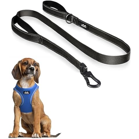 Twoear 6FT Dog Leash and Dog Harness Cover