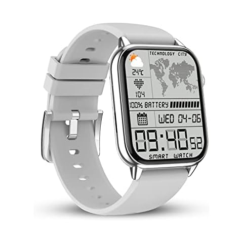 J-JIREH Unscratchable Smartwatch Silver Cover