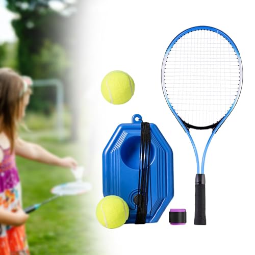 Raqueta de tenis portátil ideal para entrenar en casa con base rellenable 3