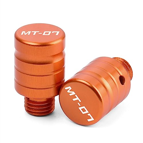 �I�[�g�o�C���i �I�[�g�o�C M8/M10 × 1.25 �~���[�z�[���u�����L���O�v���O�l�W �ɓK�����郄�}�n MT-07 MT 07 Mt07 MT07 FZ07 2014-2021 2020 2019 2018 2017 2016 2015(Orange