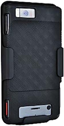Superior Communications Motorola MB810 DROID X Plastic Case and Holster Combo