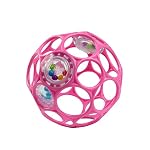 Bright Starts – Bright Starts, Oball Rattle, Pink - Flexibles und leicht Gre