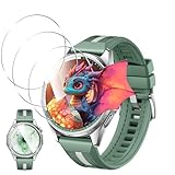 AQXNG 対応 HUAWEI WATCH GT 6 Pro ガラスフィルム 3枚 用 ファーウェイ ウォッチ GT6 Pro 保護フィルム 1.47インチ 【3枚セット 日本旭硝子製】 HUAWEI WATCH GT 6 Pro 46mm 用の フィルム 強化ガラス 液晶保護フィルム カバー 硬度9H 耐衝撃 高感度タッチ 指紋防止 自動吸着 気泡ゼロ 貼り付け簡単 46mm モデル専用