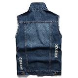 Zoom IMG-1 gilet jeans uomo biker smanicato Zoom IMG-1 gilet jeans uomo biker smanicato