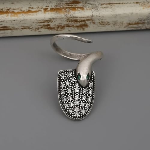 Bague ouverte oxyde de zirconium ajustable, le cadeau empilable parfait - 5