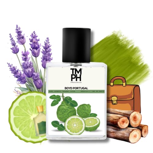 Image of TMPerfumehouse Boyd Portugal EDP for Men | Woody, Aromatic & Long Lasting Perfume Spray | Aromatic, Lavender & Citrus Fragrance | Luxury Gift for Him | TMPH | 50ml