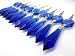 Sun Cling Chandelier Icicle Crystal, 38, (Pack of 20) - Blue