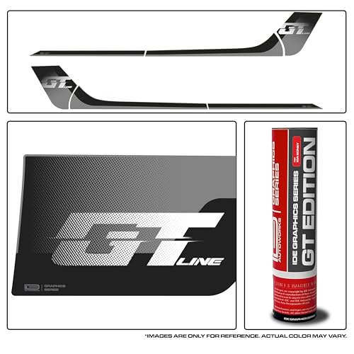 Image of GT Edition Decal Made for Kia Sonet | Colour - Intense Red | Size - 30.5 x 7 cm
