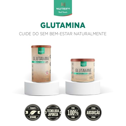 Glutamine 100% (500G), Nutrify