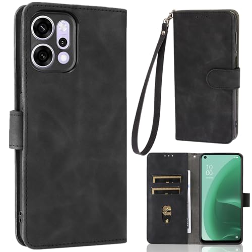 OPPO Reno14 5G �P�[�X �蒠�^ �y�X�g���b�v ��{�t�z �K�p OPPOReno14 5G SIM�t���[ �X�}�z�P�[�X OPPOReno14 �蒠�^ �I�b�| ���m14 �蒠 ������ ���m14 ���m145g case Heofuixt �X�^���h 