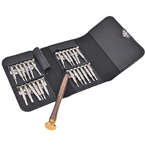 Conjunto de chaves de fenda de precisão 25 em 1, mini kit de ferramentas de reparo DIY para PC, ócul