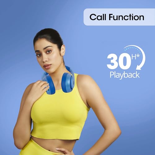 Image of ZEBRONICS Zeb-Dynamic Wireless Headphone with 34 hrs. of Playback (Blue)