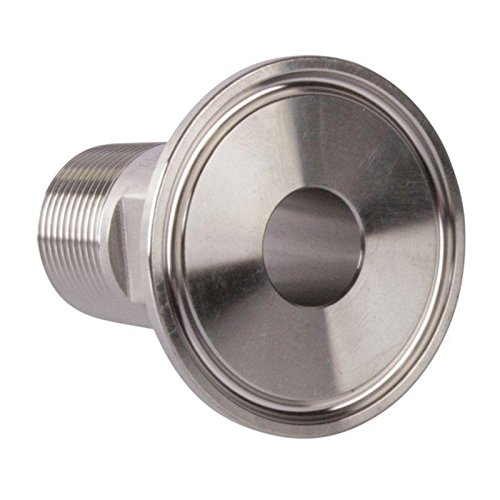 NPT Adapter | Tri Clamp 1.5 inch x MNPT 3/4 in - Glacier Tanks - (3 Pack)