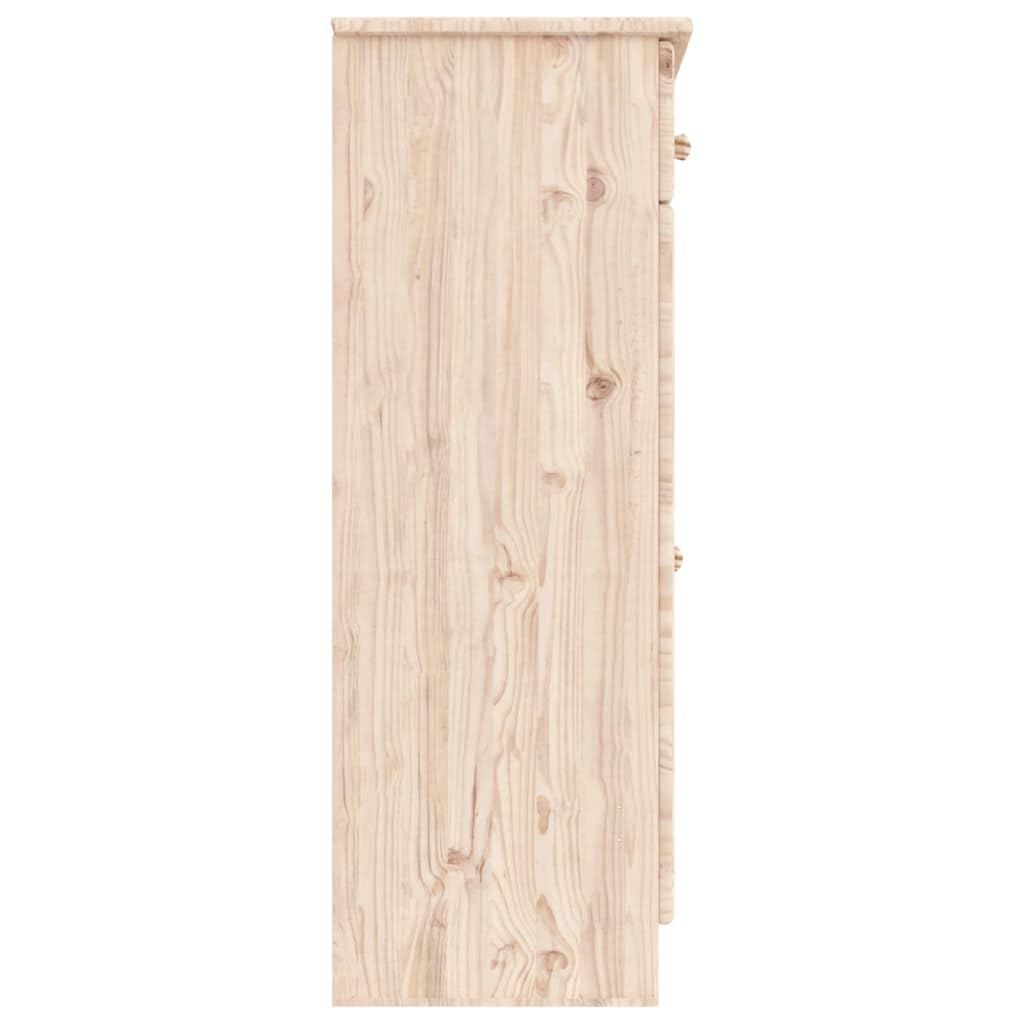 Scarpiera ALTA 77 x 35 x 96 cm in legno massello di pino
